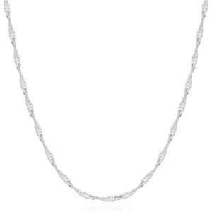 Cadena Singapur Plata 925